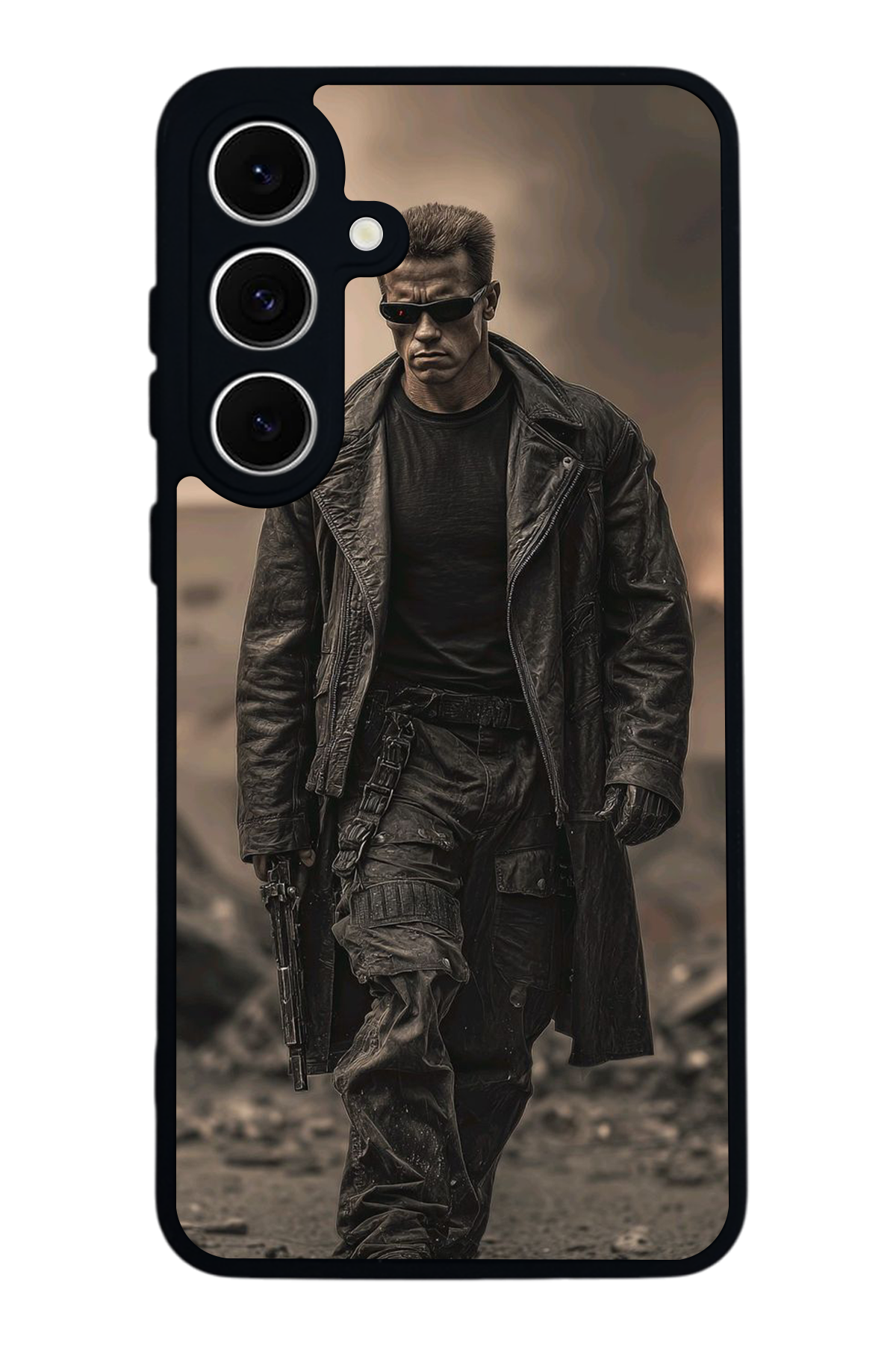 Samsung Galaxy S24 FE Uyumlu Terminator Tasarımlı Glossy Premium Kılıf