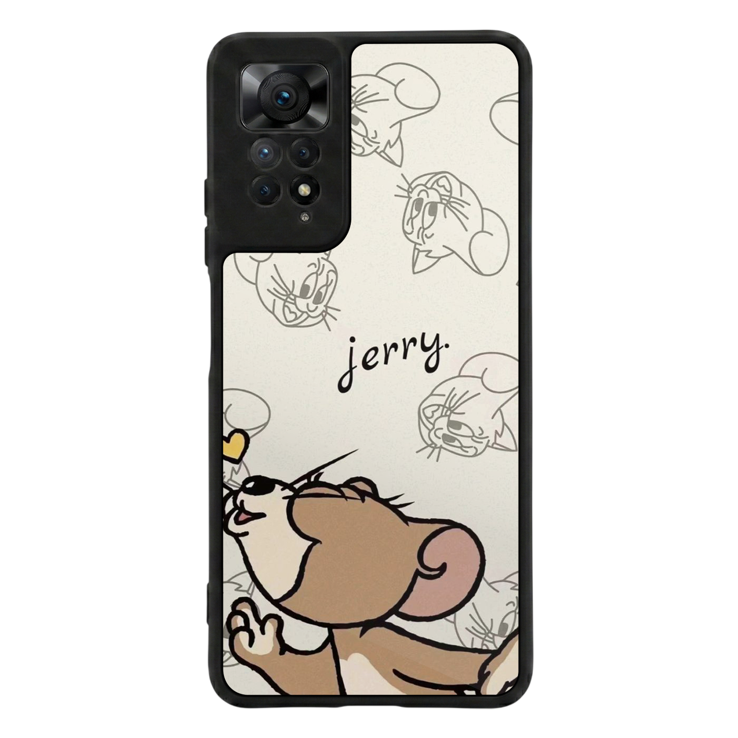 Xiaomi Redmi Note 12 Pro Uyumlu Tom And Jerry Tasarımlı Glossy Premium Kılıf