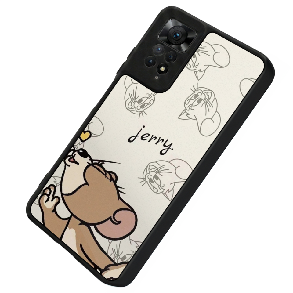 Xiaomi Redmi Note 12 Pro Uyumlu Tom And Jerry Tasarımlı Glossy Premium Kılıf