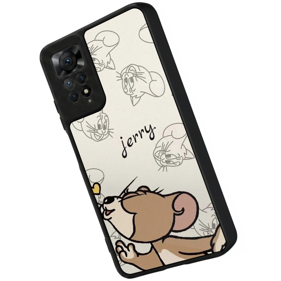Xiaomi Redmi Note 12 Pro Uyumlu Tom And Jerry Tasarımlı Glossy Premium Kılıf