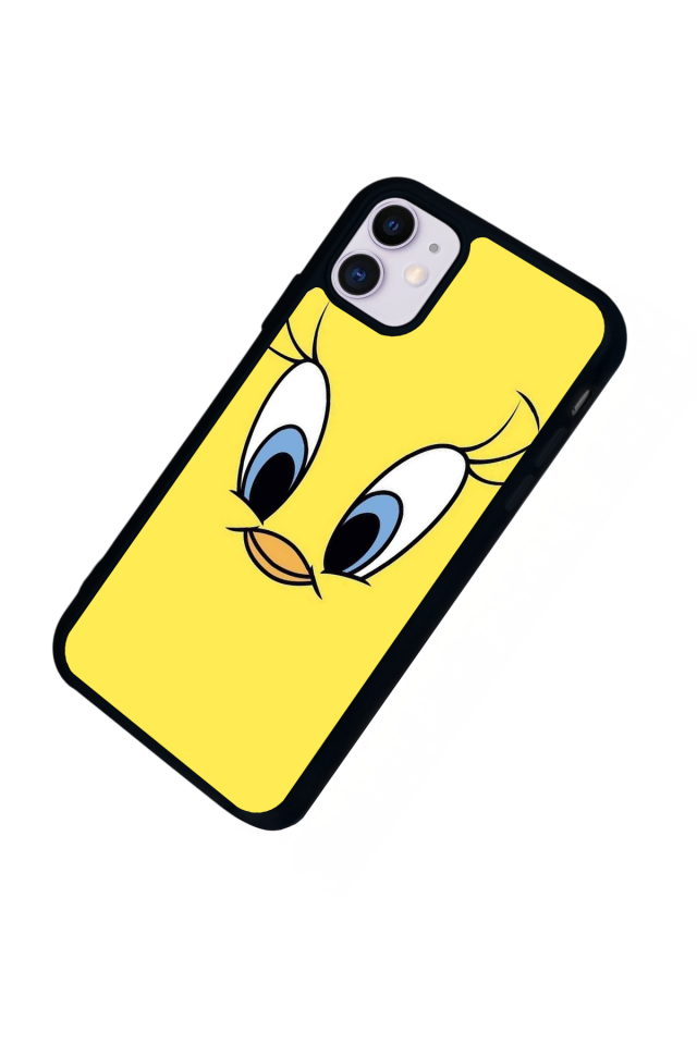 iPhone 11 Uyumlu Tweety Tasarımlı Glossy Premium Kılıf