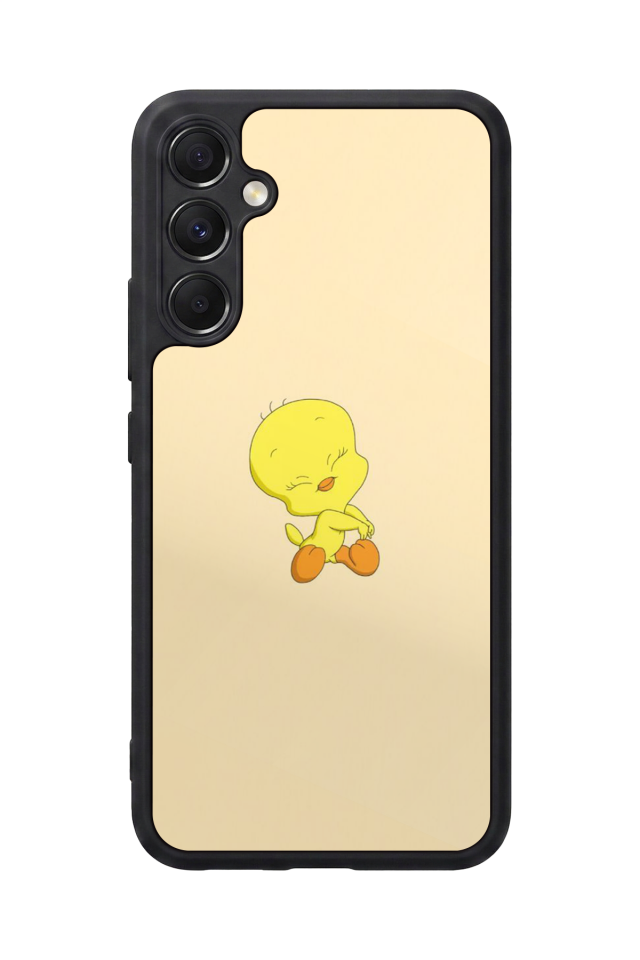 Samsung Galaxy M34 Uyumlu Tweety Tasarımlı Glossy Premium Kılıf
