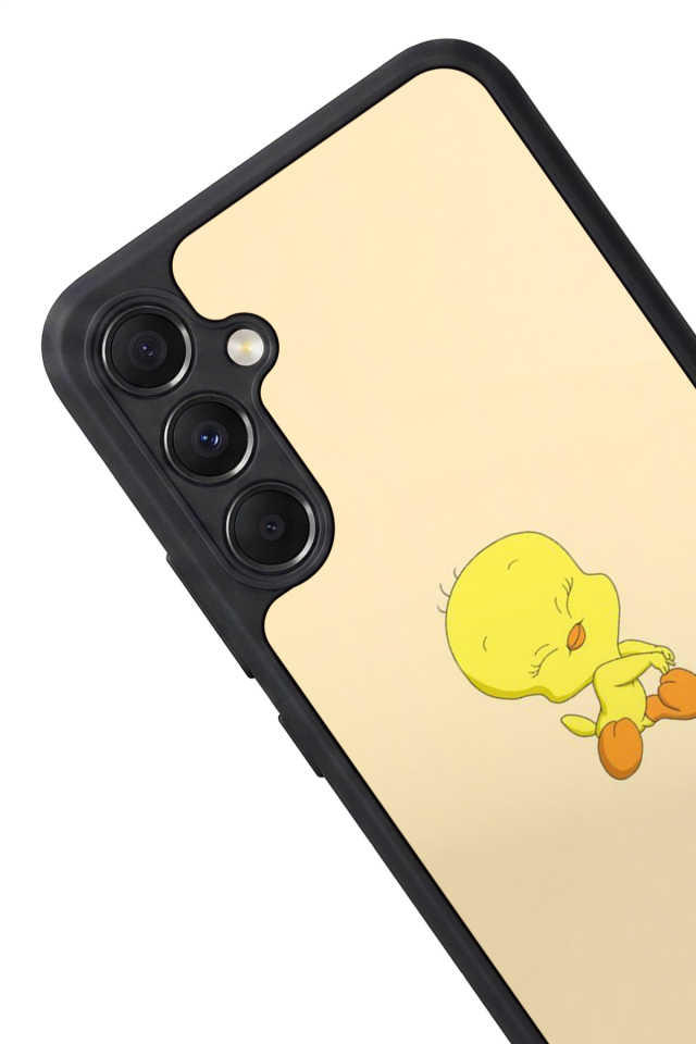 Samsung Galaxy M34 Uyumlu Tweety Tasarımlı Glossy Premium Kılıf