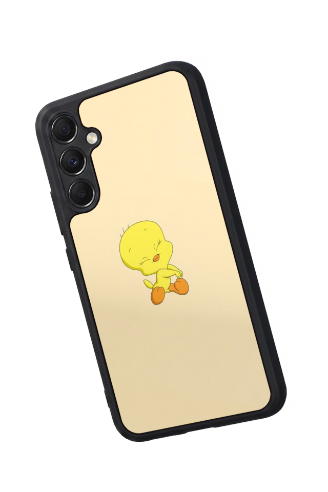Samsung Galaxy M34 Uyumlu Tweety Tasarımlı Glossy Premium Kılıf