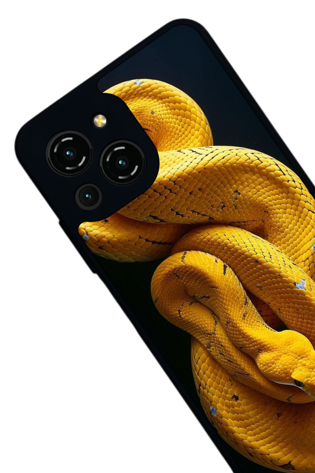 Reeder S23 Pro Max Uyumlu Yılan Tasarımlı Glossy Premium Kılıf