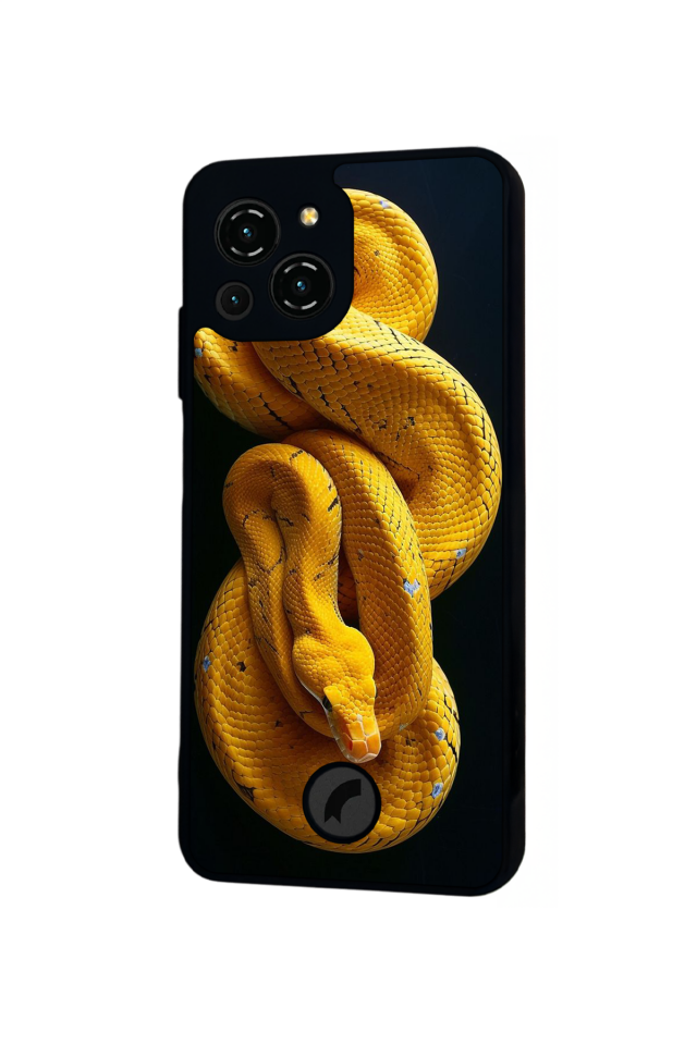 Reeder S23 Pro Max Uyumlu Yılan Tasarımlı Glossy Premium Kılıf