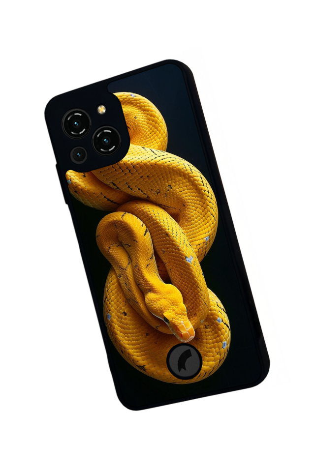 Reeder S23 Pro Max Uyumlu Yılan Tasarımlı Glossy Premium Kılıf