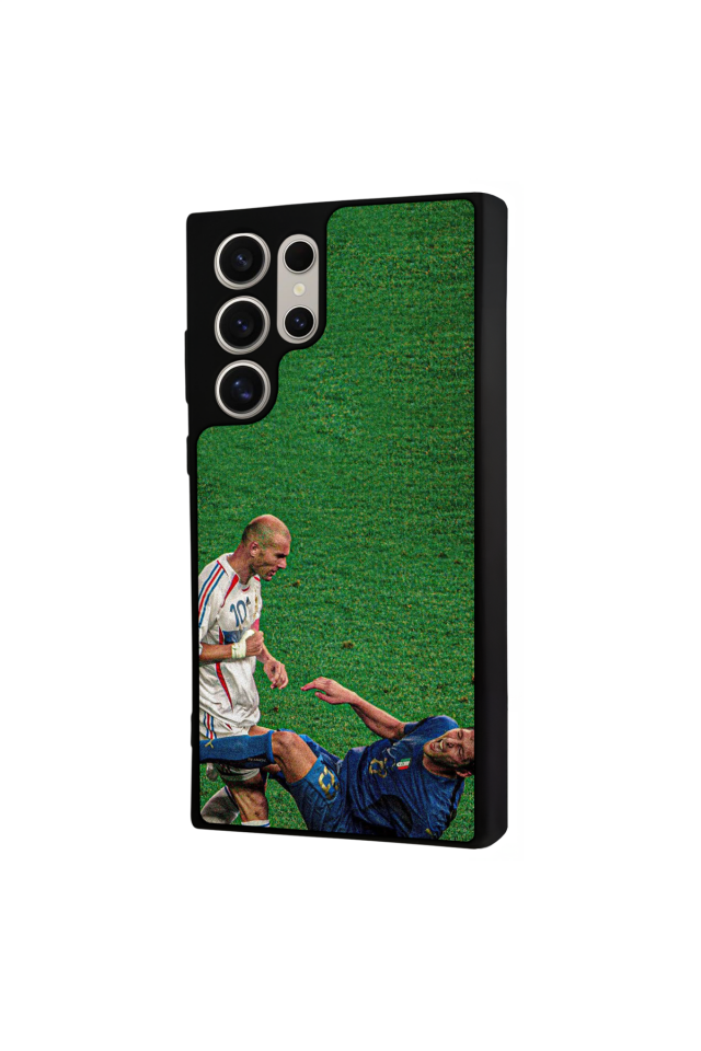 Samsung Galaxy S23 Ultra Uyumlu Zidane Tasarımlı Glossy Premium Kılıf