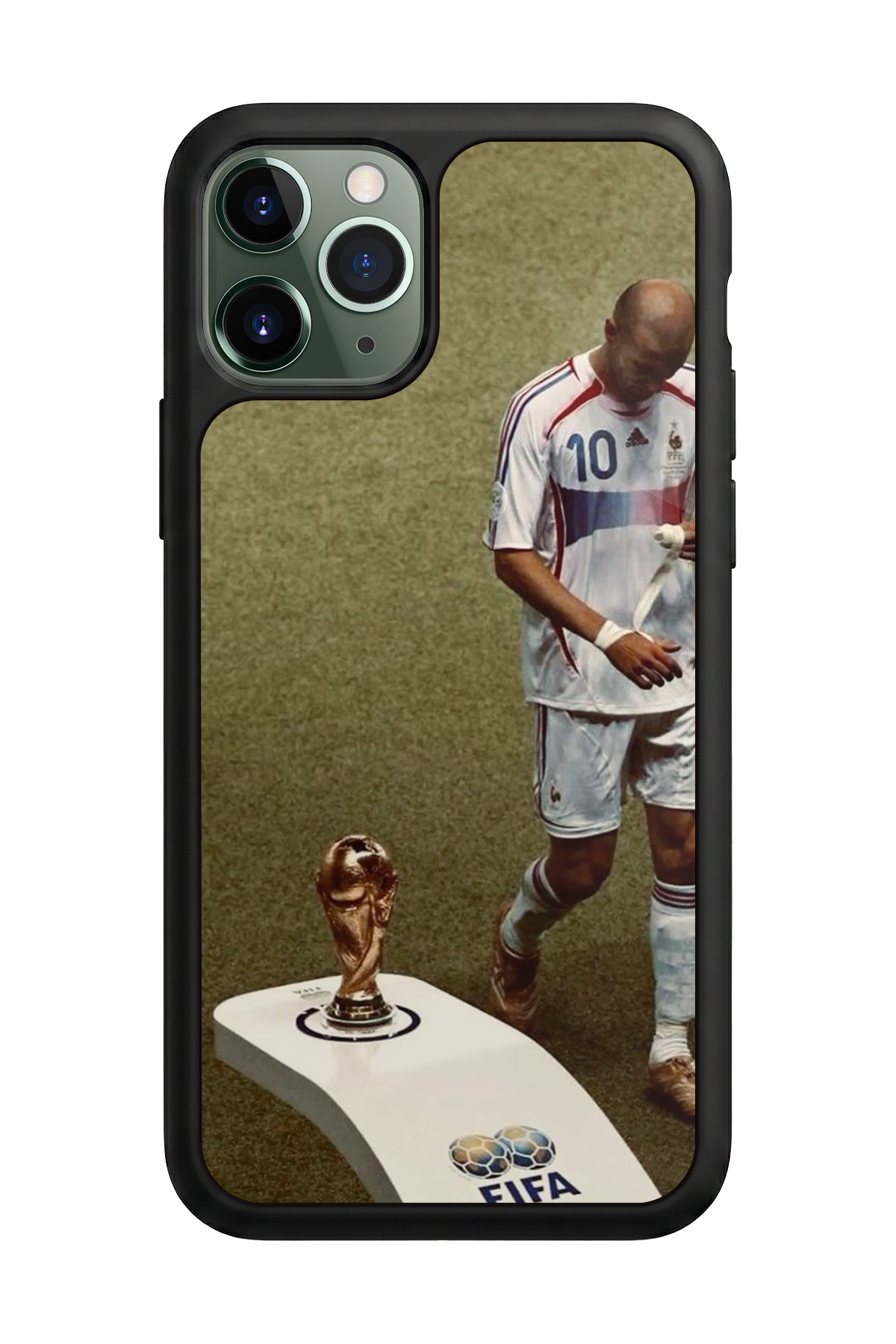 iPhone 11 Pro Uyumlu Zidane Tasarımlı Glossy Premium Kılıf