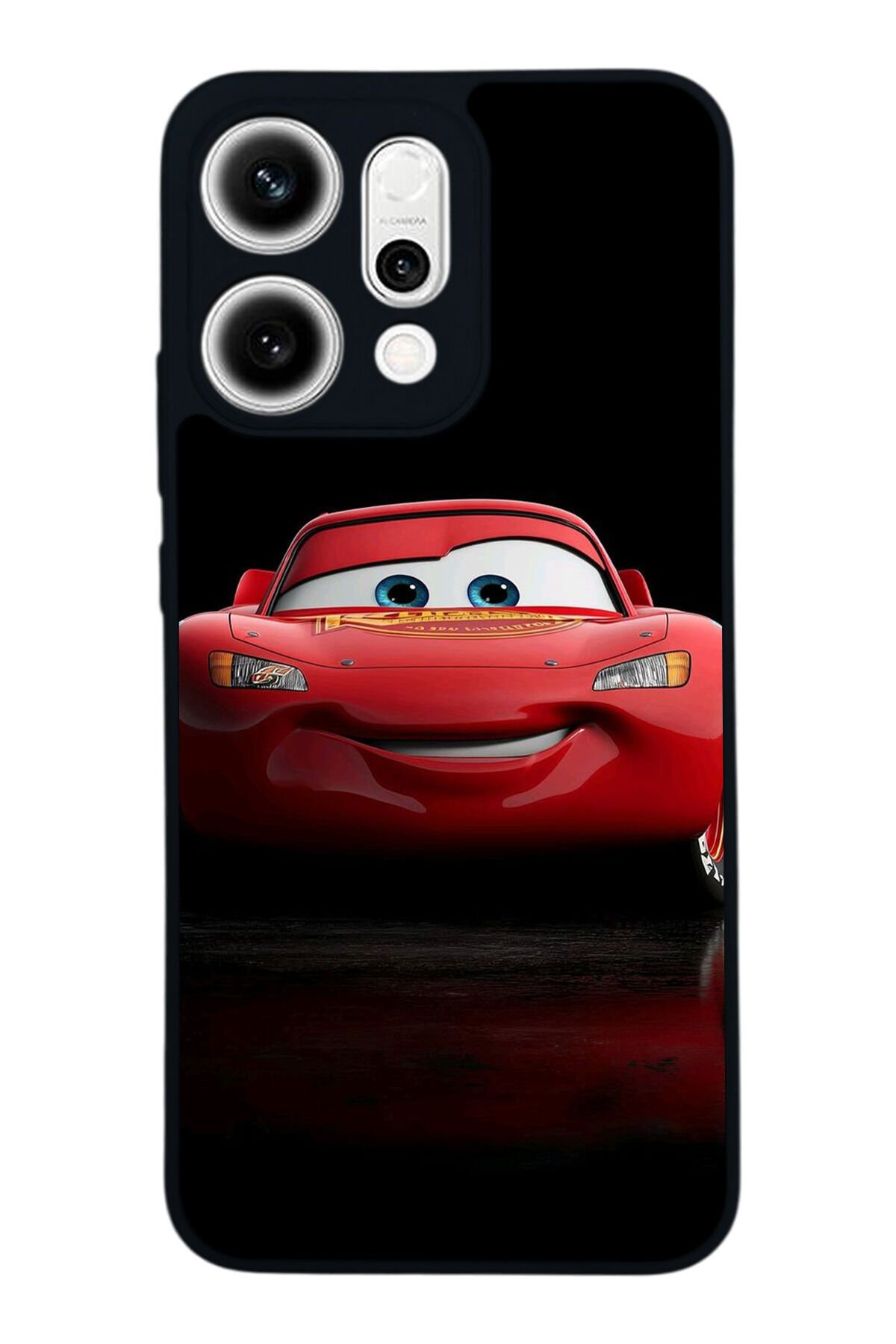 Oppo Reno 14 Uyumlu Şimsek McQueen Tasarımlı Glossy Premium Kılıf