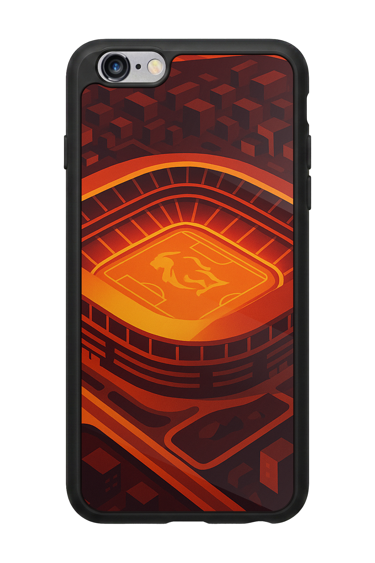 iPhone 6 Plus Uyumlu Aslan Tasarımlı Glossy Premium Kılıf