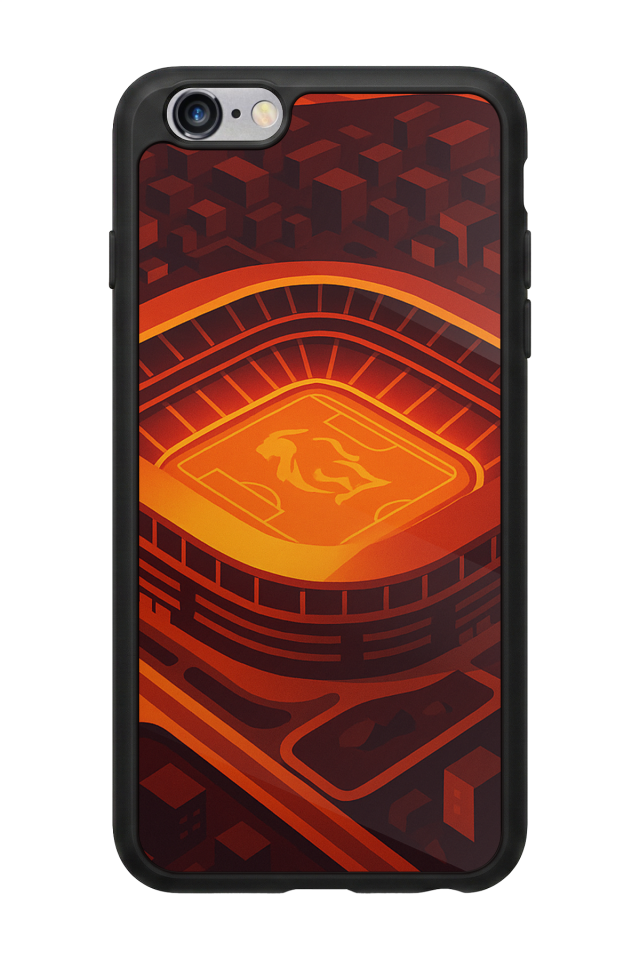 iPhone 6 Plus Uyumlu Aslan Tasarımlı Glossy Premium Kılıf