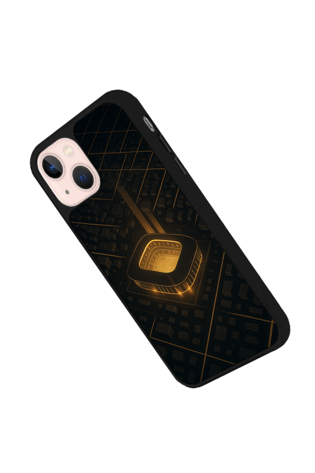 iPhone 13 Mini Uyumlu Aslan Tasarımlı Glossy Premium Kılıf