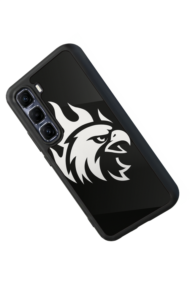 Infinix Hot 60 Pro Plus Uyumlu Besiktas Tasarımlı Glossy Premium Kılıf