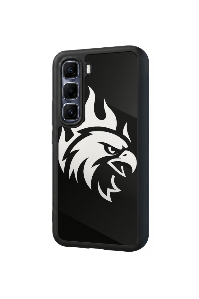 Infinix Hot 60 Pro Plus Uyumlu Besiktas Tasarımlı Glossy Premium Kılıf