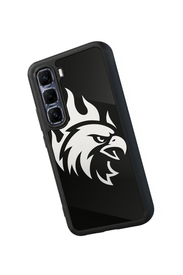 Infinix Hot 60 Pro Plus Uyumlu Besiktas Tasarımlı Glossy Premium Kılıf