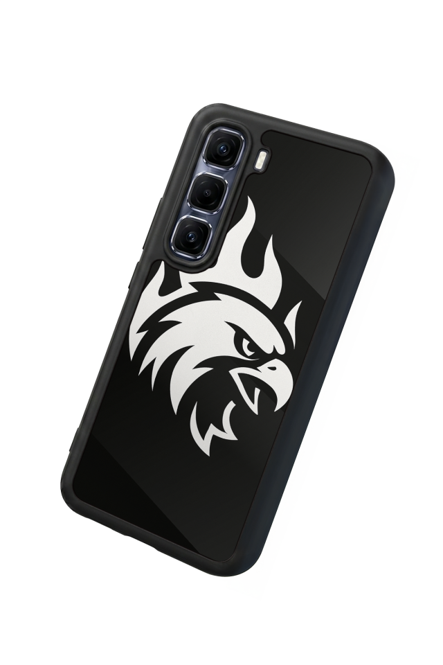 Infinix Hot 60 Pro Plus Uyumlu Besiktas Tasarımlı Glossy Premium Kılıf