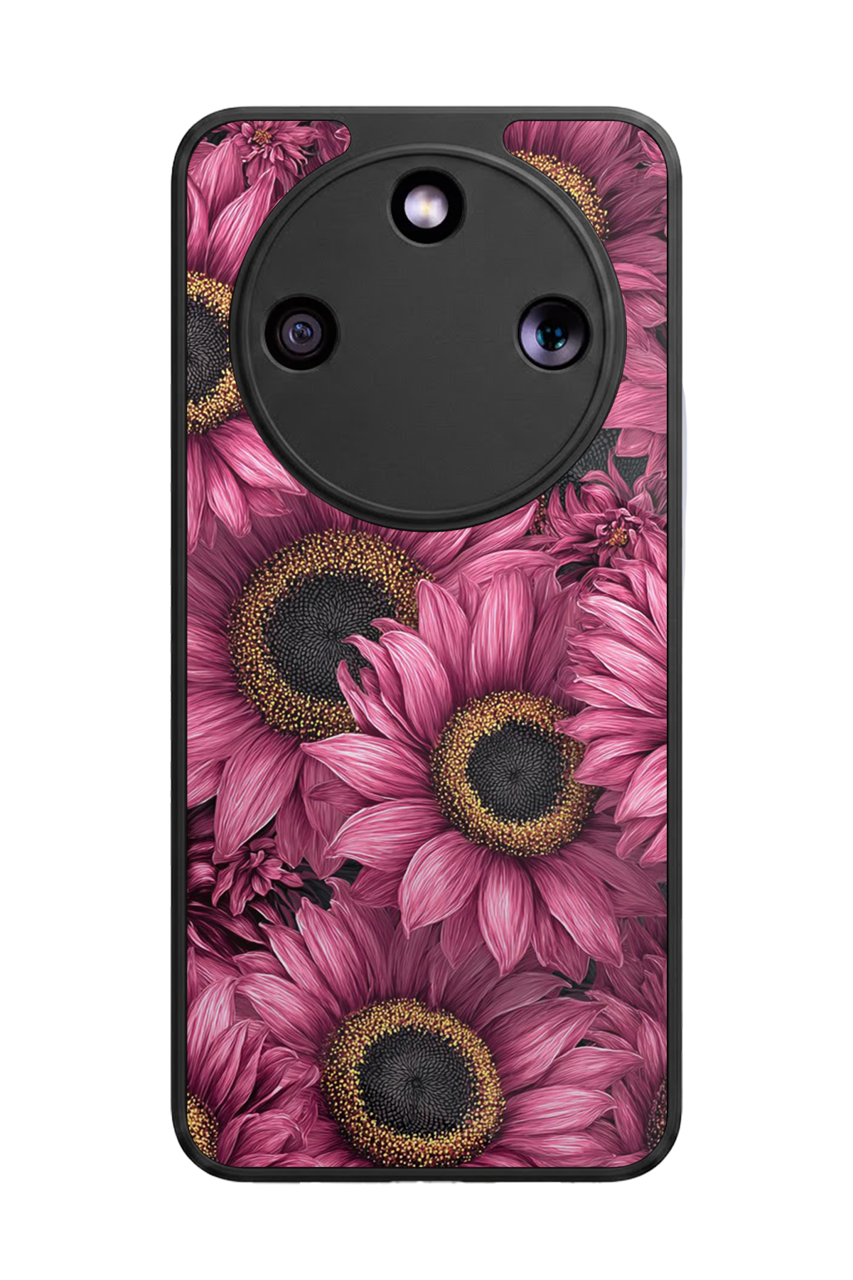 Honor Magic 8 Lite Uyumlu Cicek Tasarımlı Glossy Premium Kılıf