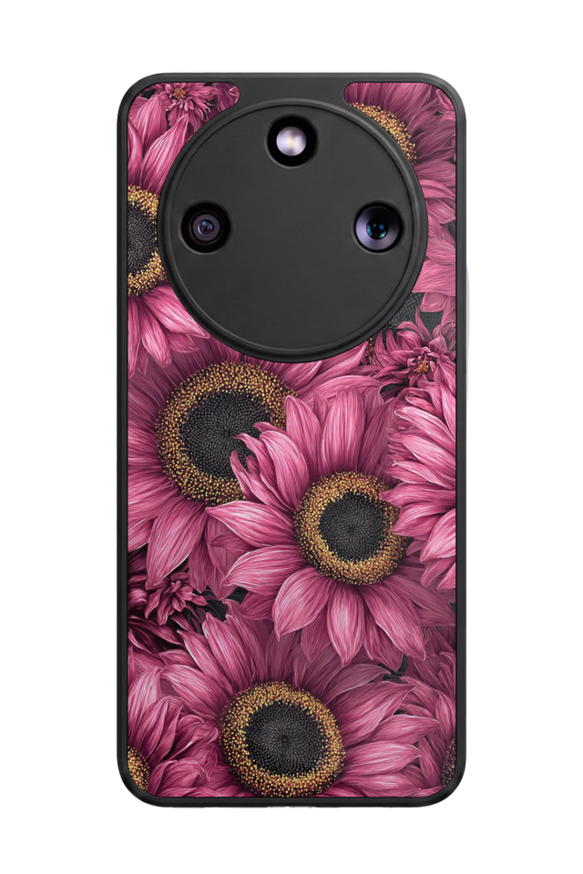 Honor Magic 8 Lite Uyumlu Cicek Tasarımlı Glossy Premium Kılıf