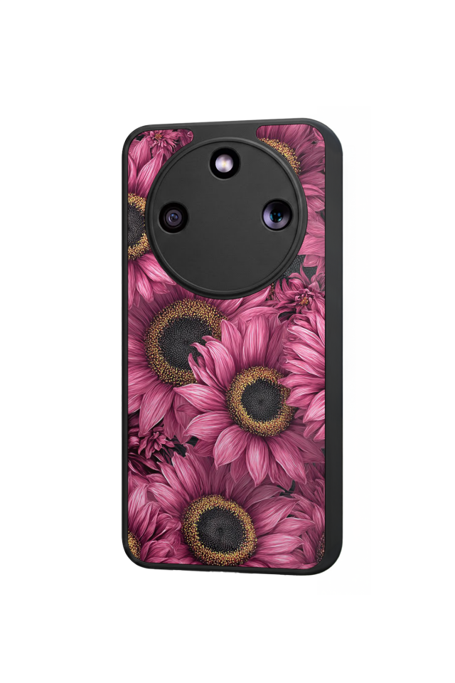 Honor Magic 8 Lite Uyumlu Cicek Tasarımlı Glossy Premium Kılıf