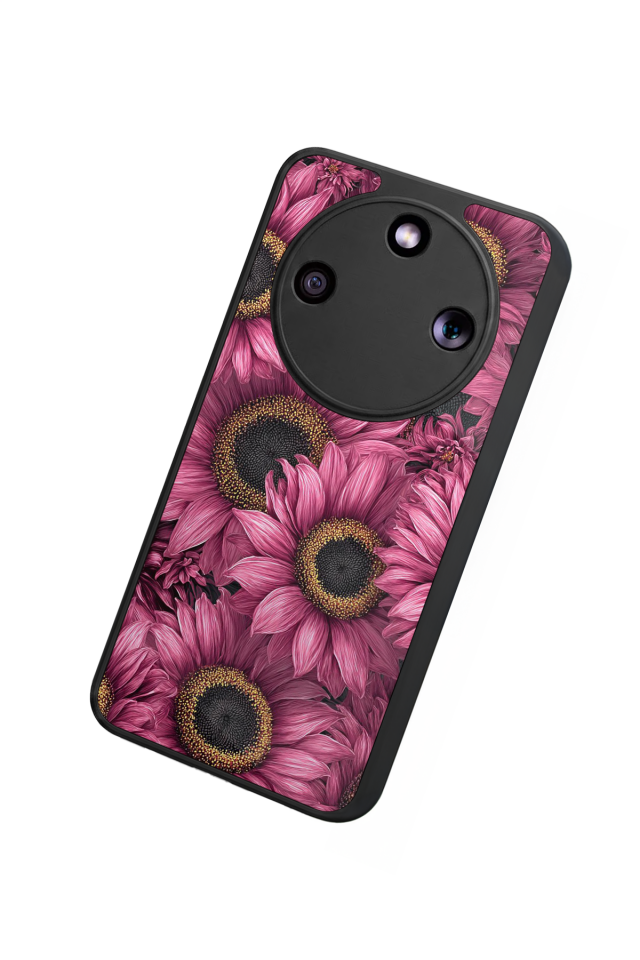 Honor Magic 8 Lite Uyumlu Cicek Tasarımlı Glossy Premium Kılıf