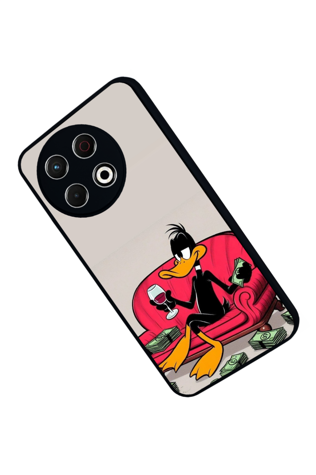 Tecno Spark 30 Pro Uyumlu Kiraz Tasarımlı Glossy Premium Kılıf