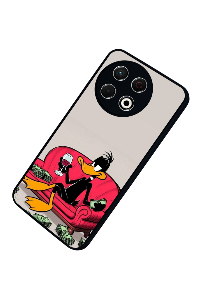 Tecno Spark 30 Pro Uyumlu Kiraz Tasarımlı Glossy Premium Kılıf