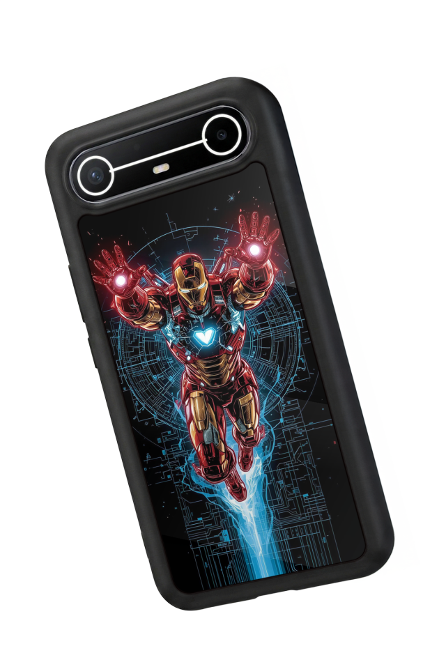 Tecno Spark Slim 5G Uyumlu Iron Man ( Demir Adam ) Tasarımlı Glossy Premium Kılıf
