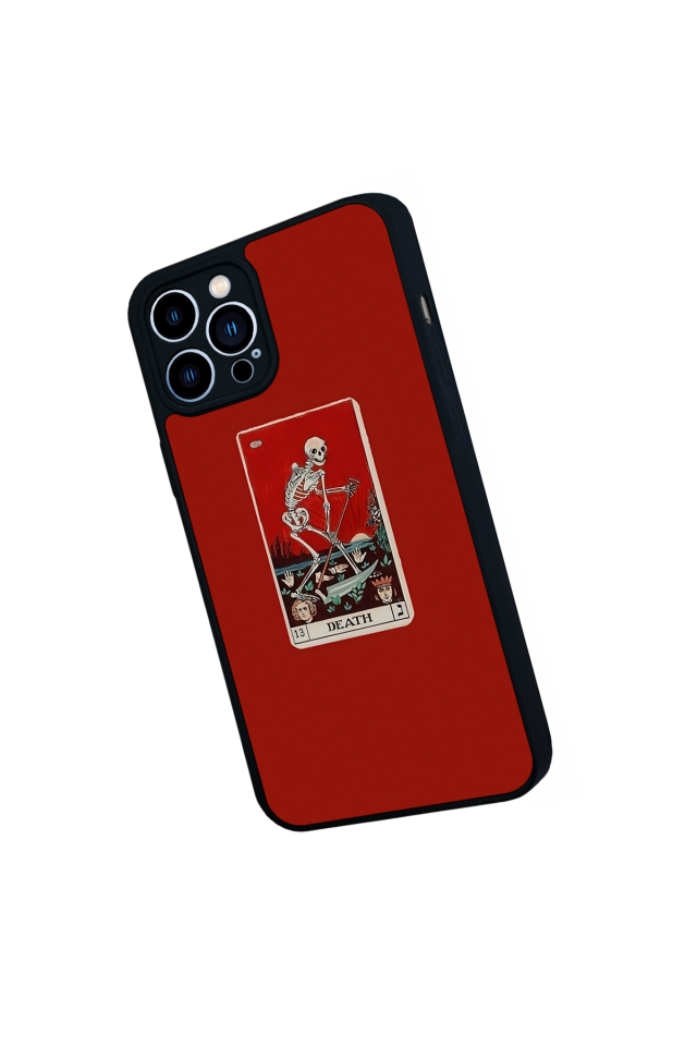 iPhone 12 Pro Max Uyumlu Kirmizi Tasarımlı Glossy Premium Kılıf