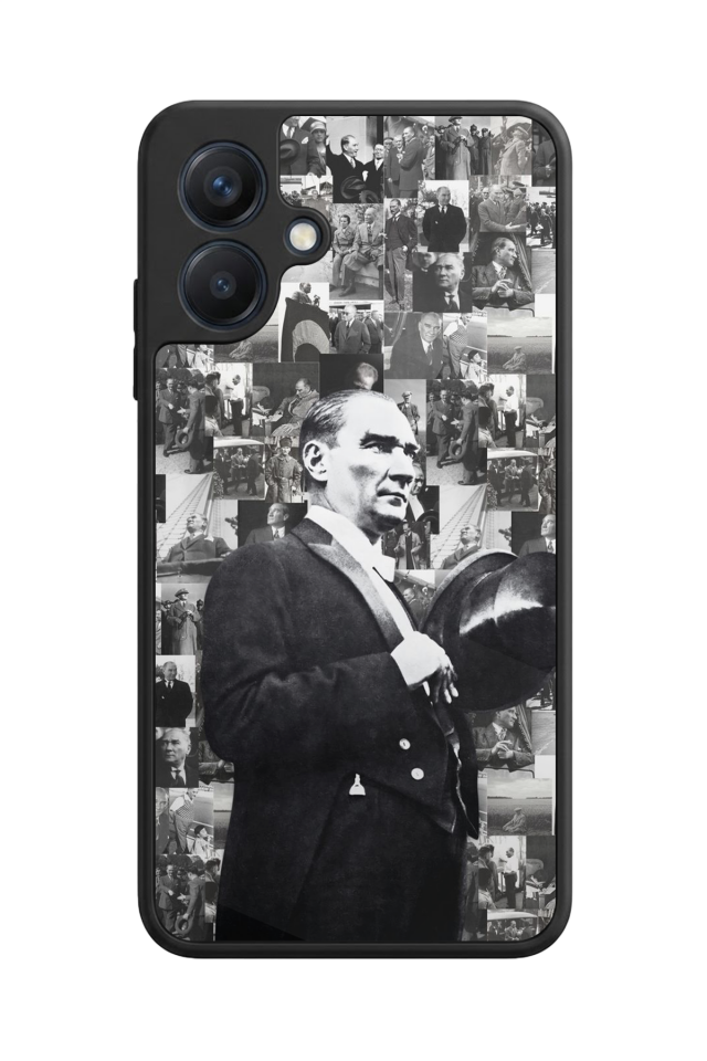 Samsung Galaxy A07 Uyumlu Mustafa Kemal Ataturk Tasarımlı Glossy Premium Kılıf