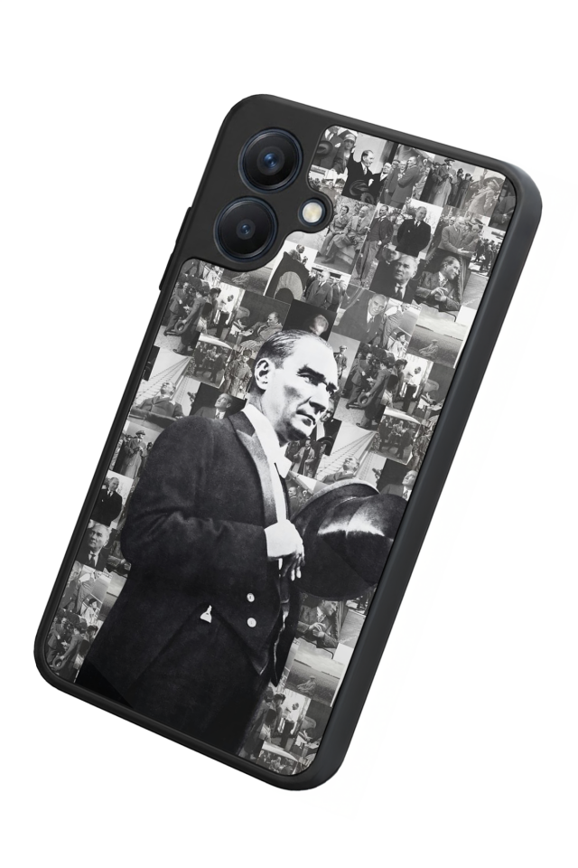 Samsung Galaxy A07 Uyumlu Mustafa Kemal Ataturk Tasarımlı Glossy Premium Kılıf