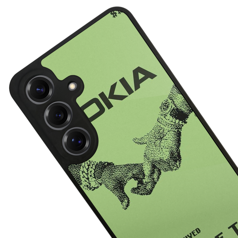 Samsung Galaxy S25 Uyumlu Nokia Tasarımlı Glossy Premium Kılıf