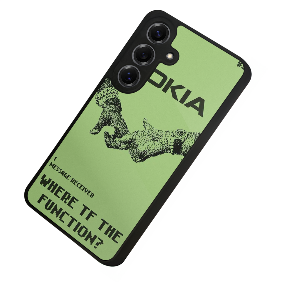 Samsung Galaxy S25 Uyumlu Nokia Tasarımlı Glossy Premium Kılıf