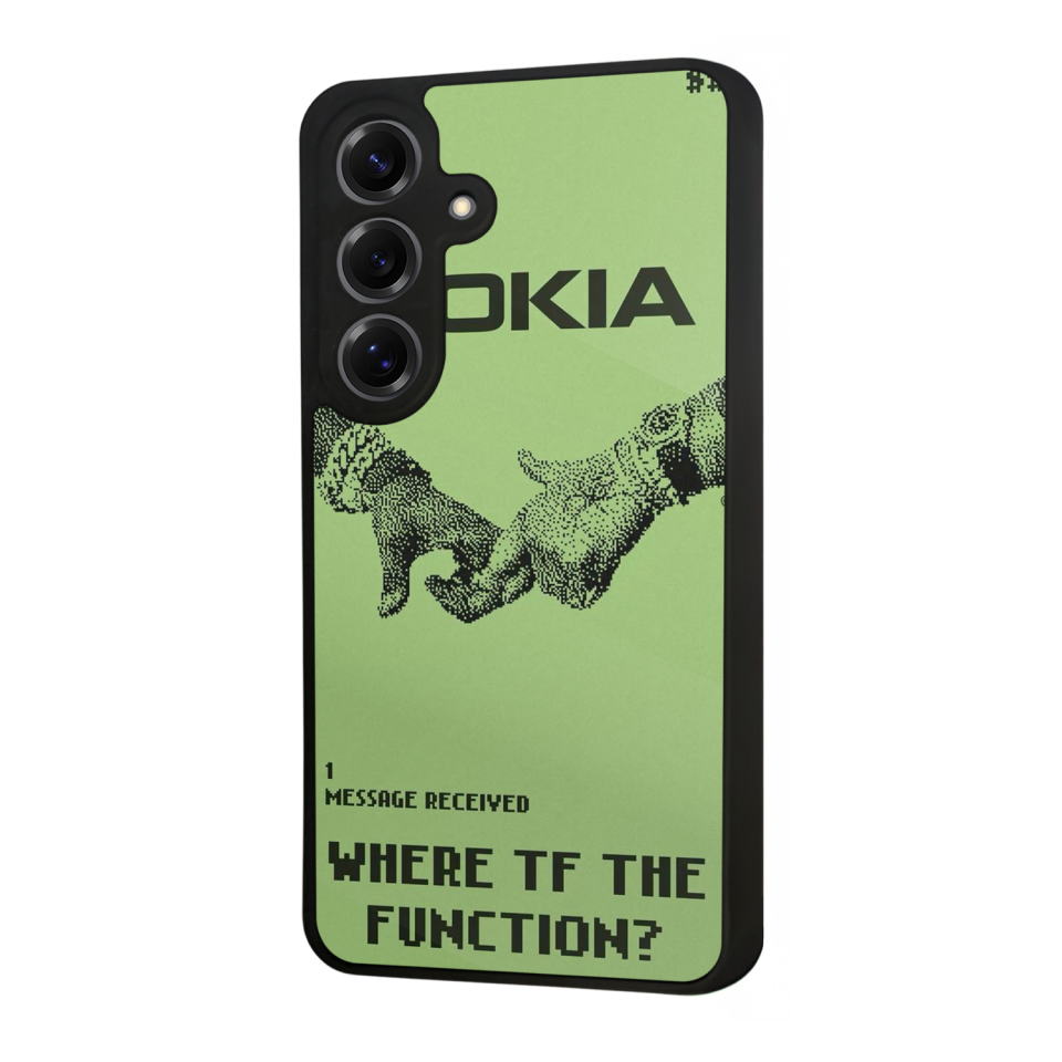 Samsung Galaxy S25 Uyumlu Nokia Tasarımlı Glossy Premium Kılıf