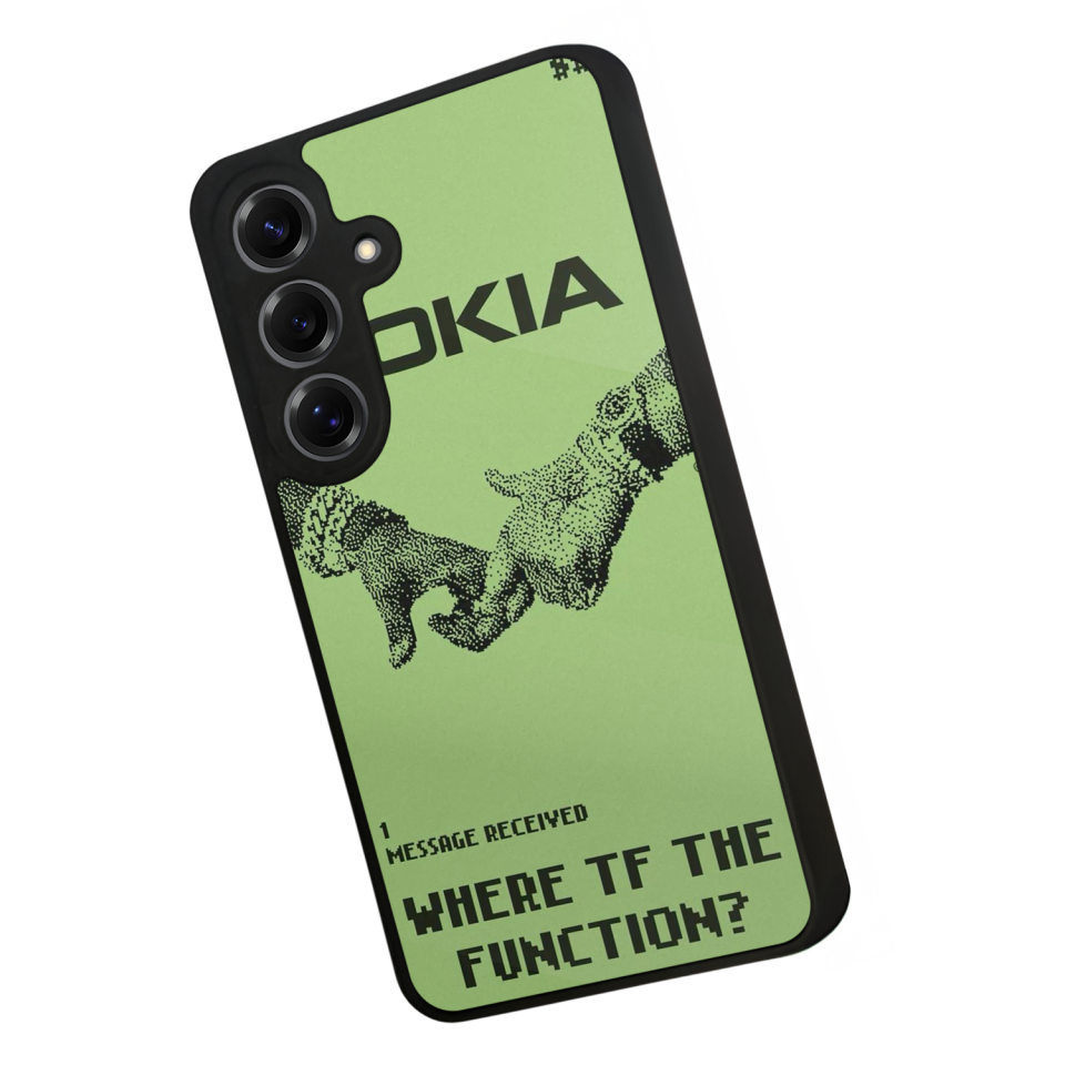 Samsung Galaxy S25 Uyumlu Nokia Tasarımlı Glossy Premium Kılıf