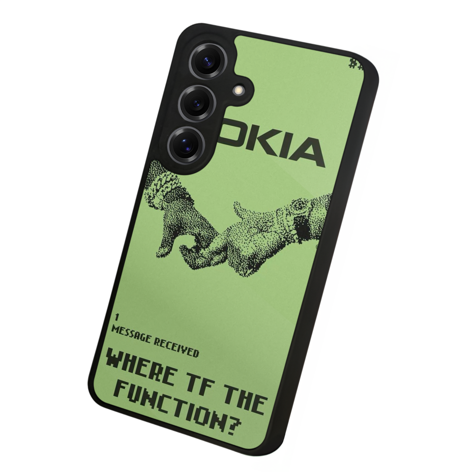 Samsung Galaxy S25 Uyumlu Nokia Tasarımlı Glossy Premium Kılıf