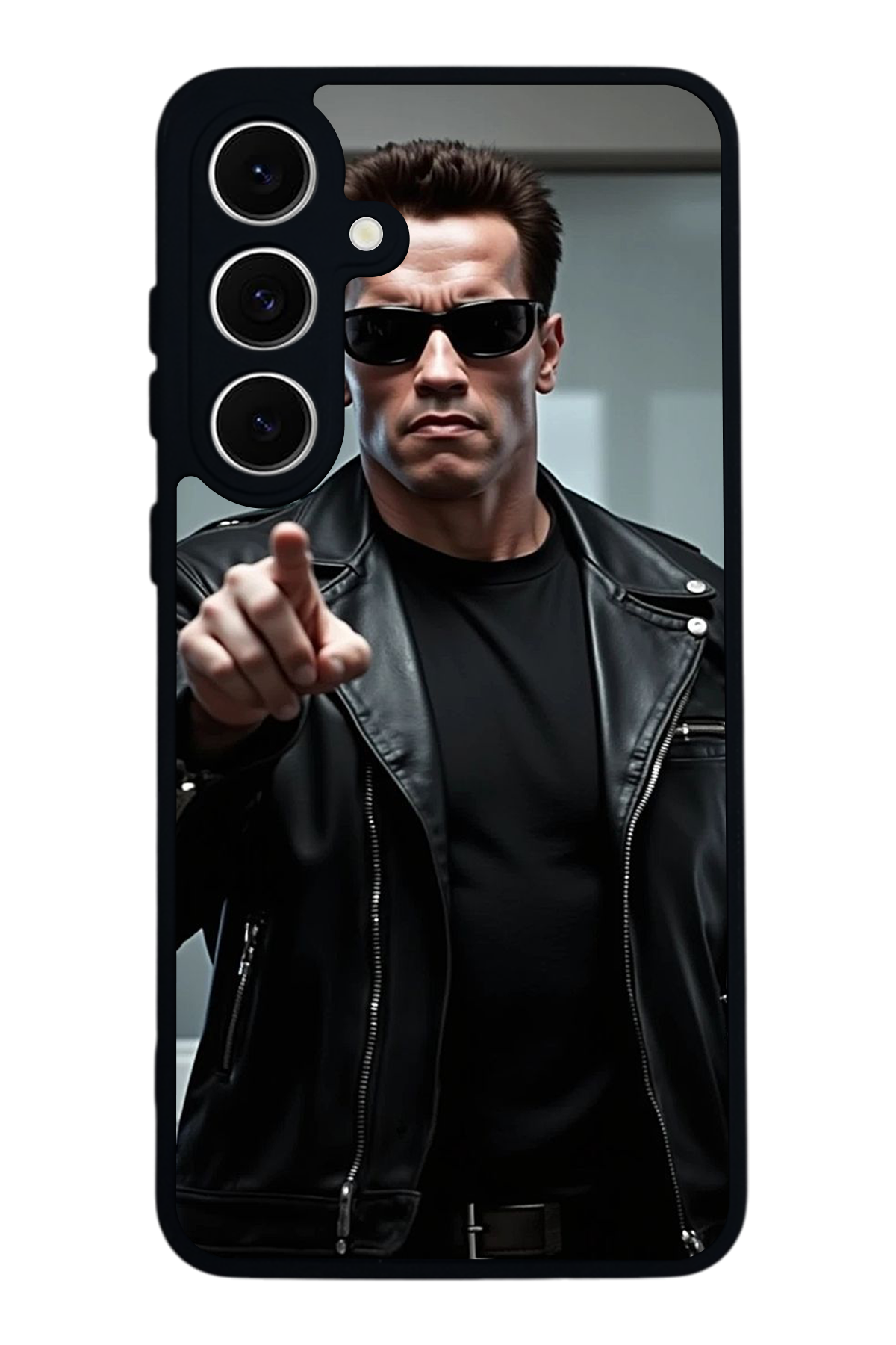 Samsung Galaxy S24 FE Uyumlu Terminator Tasarımlı Glossy Premium Kılıf