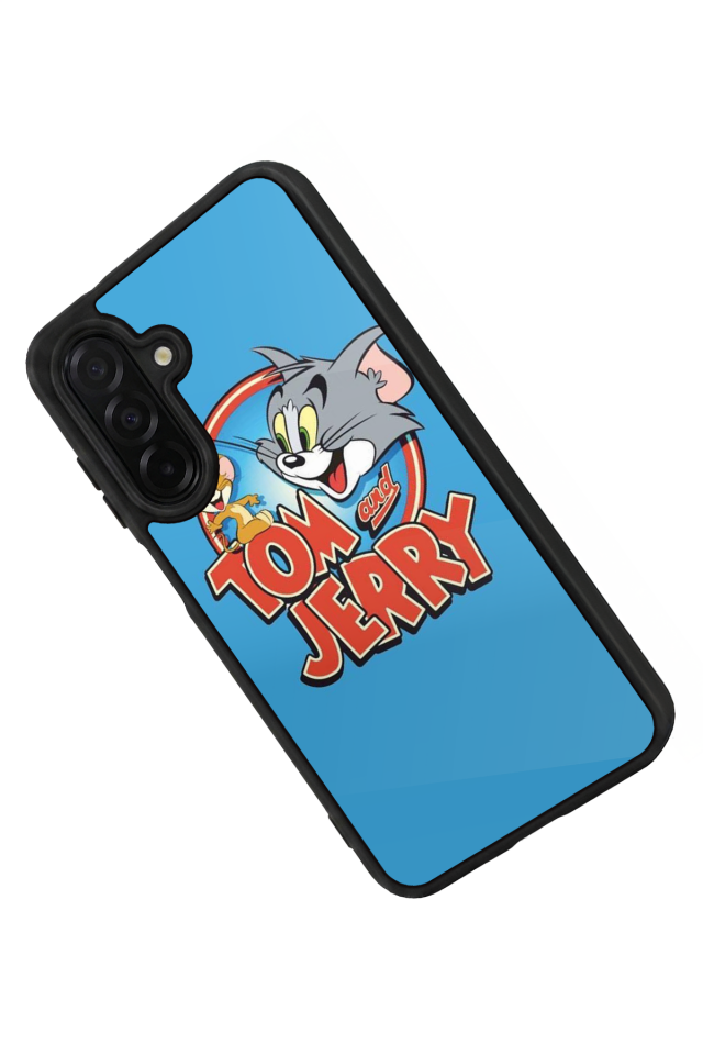 Samsung Galaxy A26 Uyumlu Tom And Jerry Tasarımlı Glossy Premium Kılıf