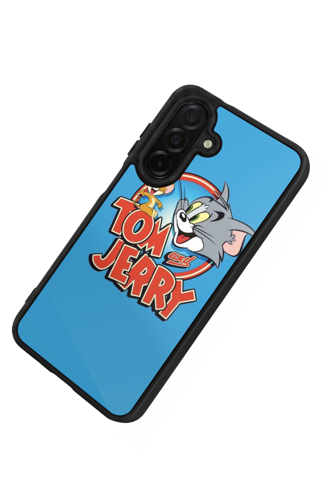 Samsung Galaxy A26 Uyumlu Tom And Jerry Tasarımlı Glossy Premium Kılıf