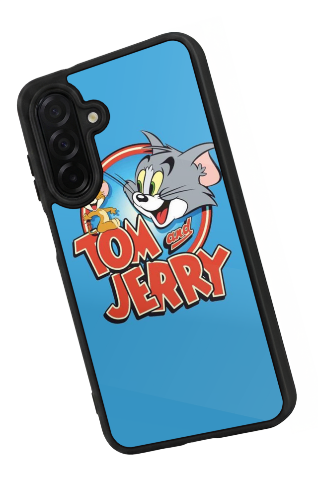 Samsung Galaxy A26 Uyumlu Tom And Jerry Tasarımlı Glossy Premium Kılıf