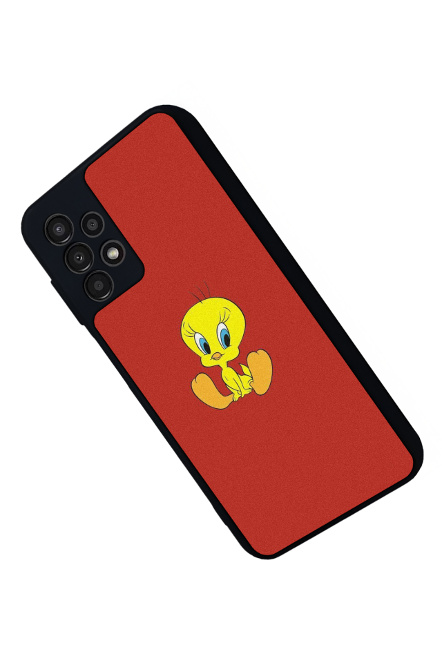 Samsung Galaxy A13 Uyumlu Tweety Tasarımlı Glossy Premium Kılıf