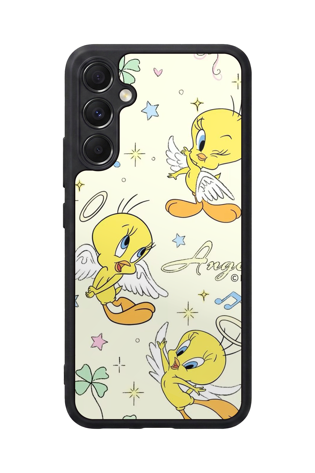Samsung Galaxy M34 Uyumlu Tweety Tasarımlı Glossy Premium Kılıf