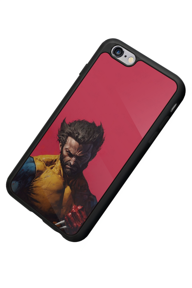 iPhone 6 Plus Uyumlu Wolverine Tasarımlı Glossy Premium Kılıf
