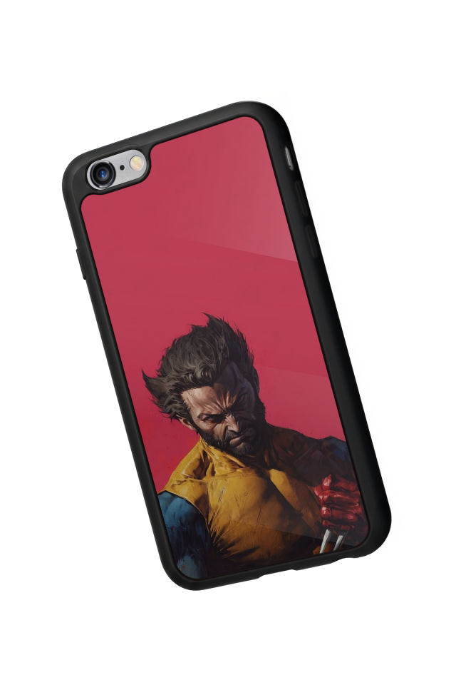 iPhone 6 Plus Uyumlu Wolverine Tasarımlı Glossy Premium Kılıf