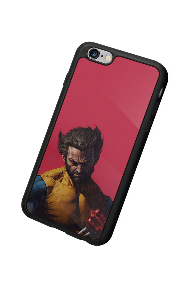 iPhone 6 Plus Uyumlu Wolverine Tasarımlı Glossy Premium Kılıf