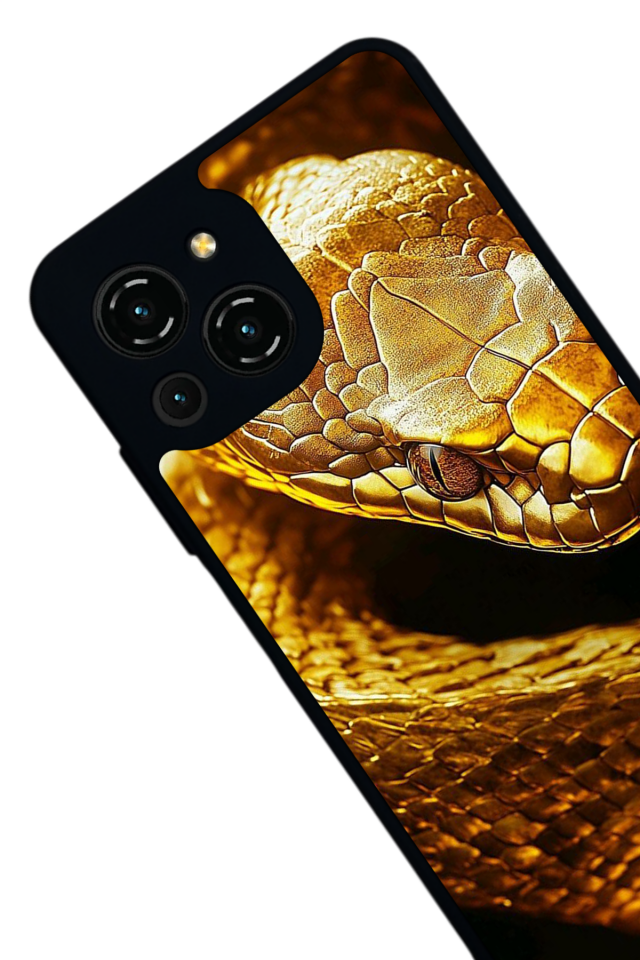 Reeder S23 Pro Max Uyumlu Yılan Tasarımlı Glossy Premium Kılıf