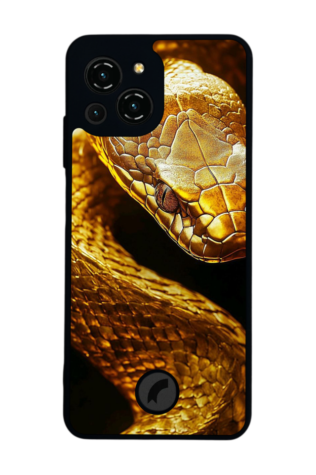 Reeder S23 Pro Max Uyumlu Yılan Tasarımlı Glossy Premium Kılıf