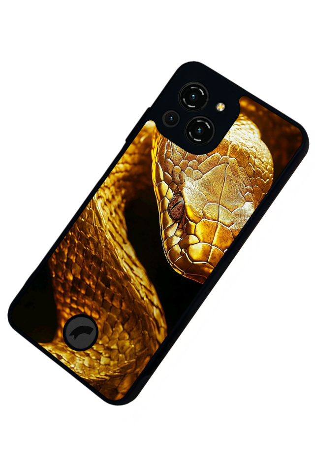 Reeder S23 Pro Max Uyumlu Yılan Tasarımlı Glossy Premium Kılıf