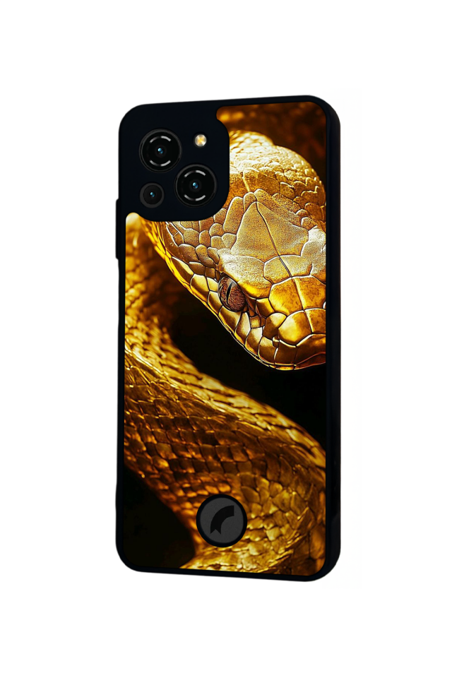 Reeder S23 Pro Max Uyumlu Yılan Tasarımlı Glossy Premium Kılıf