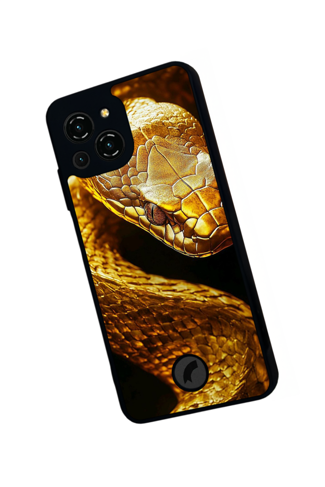 Reeder S23 Pro Max Uyumlu Yılan Tasarımlı Glossy Premium Kılıf